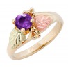 10K Black Hills Gold Ladies Ring with Amethyst by Landstrom's®