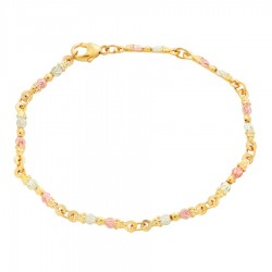 Landstrom's® 10K Black Hills Gold Thin Ladies Bracelet