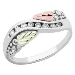 Landstroms® Black Hills White Gold Women's Diamond Ring