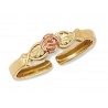 Landstrom's® 10K Black Hills Gold Adjustable Rose Toe Ring