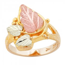 Ladies BHG Ring with Leaf and Grapes
