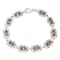 Landstrom's® Sterling Silver Bracelet with Mystic Fire Topaz