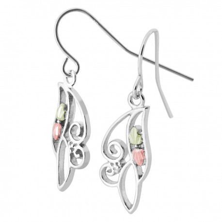 Landstrom's® Sterling Silver Small Swirl Earrings