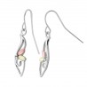 Landstrom's Sterling Silver Shepherd Hook Freeform Earrings