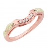Landstrom's® 10K Black Hills Rose Gold Wedding Ring Band with Diamond