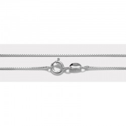 Sterling Silver Box Chain 18-Inch Long
