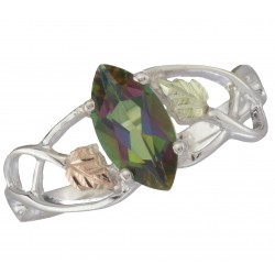 BHG STERLING SILVER LADIES MYSTIC FIRE RING