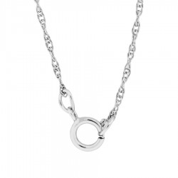Sterling Silver Rope Chain 18-Inch Long