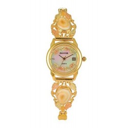 10K Black Hills Gold Ladies Watch with Mother of Pearl Dial