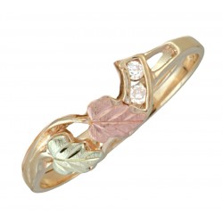 10K Black Hills Gold Diamond Engagement Wedding Ring Guard for G C1806D5-25