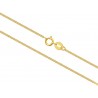 10K Solid Gold Chain Classic Thin 16 Inch