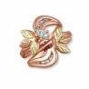 Landstrom's® 14K Rose Gold Black Hills Gold Diamond Engagement Wedding Ring Set