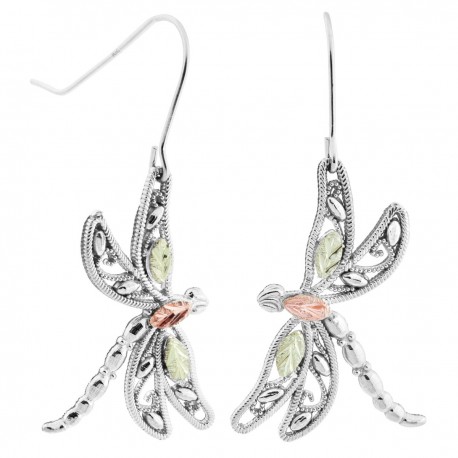 Black Hills Sterling Silver Dragonfly Earrings
