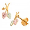 Landstrom's 10K Black Hills Gold Leaf Earrings Mini