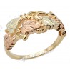 10K Black Hills Gold Ladies Ring with 10K Gold Leaves