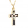 Landstrom's® Small 10K Black Hills Gold Antiqued Cross Pendant