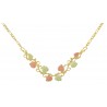 Charming 10K Black Hills Gold Leaves Necklace