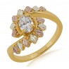 Landstrom's 10K Black Hills Gold Engagement Ring w 1/2CT Genuine Diamond
