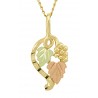 10K Black Hills Gold Traditional Pendant with Grape