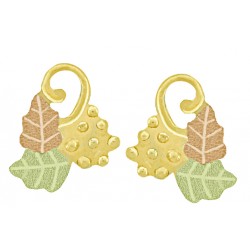 10K Black Hills Gold Lovely Earrings