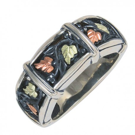 Oxidized Sterling Silver Black Hills Ring