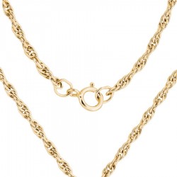 Gold Filled Heavy Rope Chain 24-Inch Long