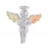 Black Hills Gold Sterling Silver Angel Pin