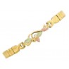 10K Black Hills Gold Stretchable Ladies Bracelet with Diamond