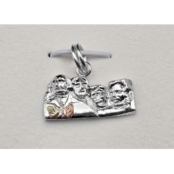 Black Hills Gold Sterling Silver Mount Rushmore Charm