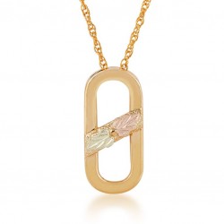 Landstrom’s 10K Yellow Gold Paperclip Pendant