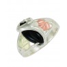 BLACK HILLS GOLD ONYX LADIES RING