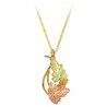 Landstrom’s 10K Yellow Gold Freeform Pendant w Grape Cluster