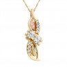 Landstrom’s 10K Yellow Gold Pendant with Genuine Diamond
