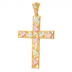 Landstrom’s 10K Yellow Gold Large Cross Pendant