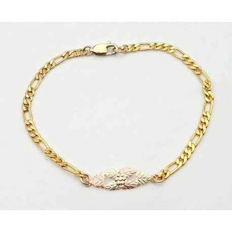 10K Black Hills Gold Leaves and Grape Cluster Bracelet