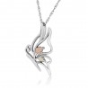 Mt. Rushmore Black Hills Sterling Silver Butterfly Pendant