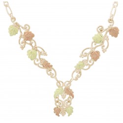 10K Black Hills Gold Grape Cluster Necklace