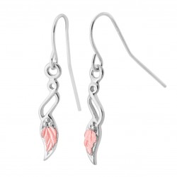 Landstrom's Sterling Silver Freeform Earrings on Shepherd Hooks