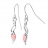 Landstrom's Sterling Silver Freeform Earrings on Shepherd Hooks