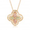 Landstrom’s 10K Black Hills Gold Alahambra Pendant with Diamonds