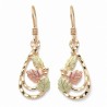 Lovely 10K Black Hills Gold Dangle Earrings