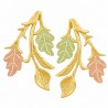 10K Black Hills Gold Earrings Unique Style