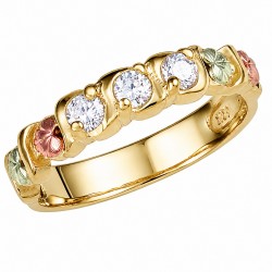 Black Hills Gold Woman's Diamond Ring