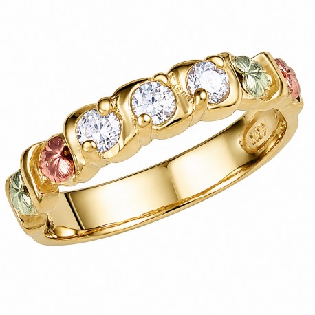 Black Hills Gold Woman's Diamond Ring