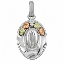 Black Hills Gold Sterling Silver Hat Charm