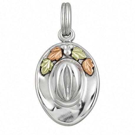Black Hills Gold Sterling Silver Hat Charm