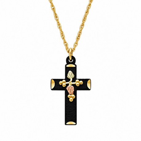 BLACK HILLS GOLD CROSS PENDANT 