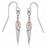 Landstrom's Small Sterling Silver Feather Dangle Earrings