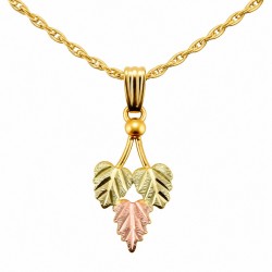 Landstrom's&reg; 10K Black Hills Gold Traditional Leaves Pendant