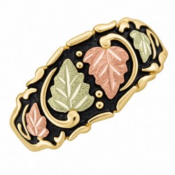 10K Black Hills Gold Antiqued Ladies Band Ring